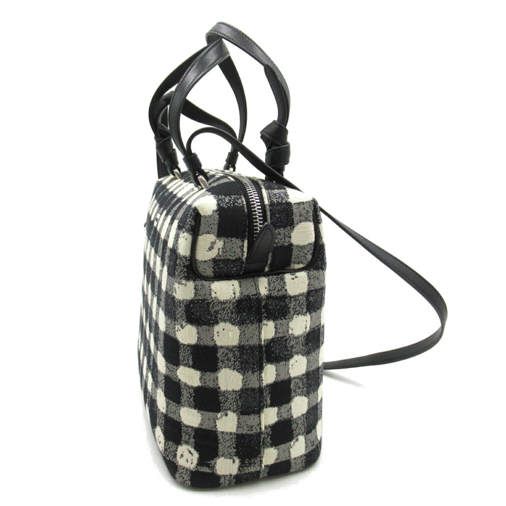Celine Small Soft Cube Canvas 2way Shoulder Bag B… - image 3